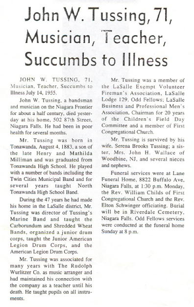 J.W. Tussing obit