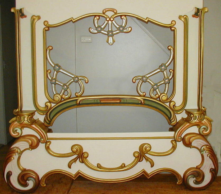 scrollwork painted